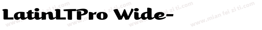 LatinLTPro Wide字体转换